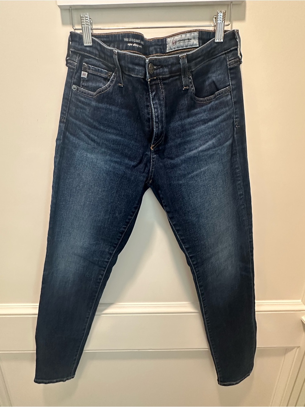 Ag Adriano Goldschmied Women’s Skinny Jeans in Dark Indigo